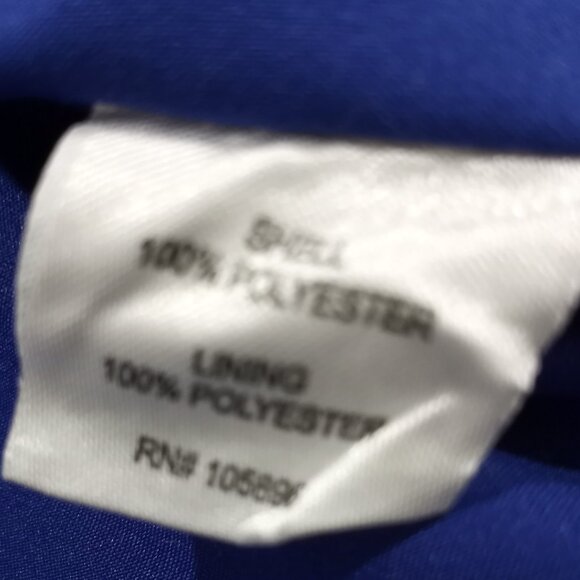 WORTH NEW YORK ROYAL DEEEP BLUE LOW NECKLINE SHIFT DRESS WOMEN SIZE 4 - Picture 4 of 5